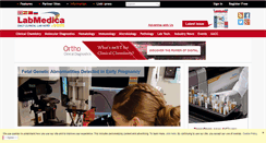 Desktop Screenshot of labmedica.com